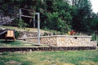 2010 Mikulov - Vyzdění skleníku, obezdění bazénu